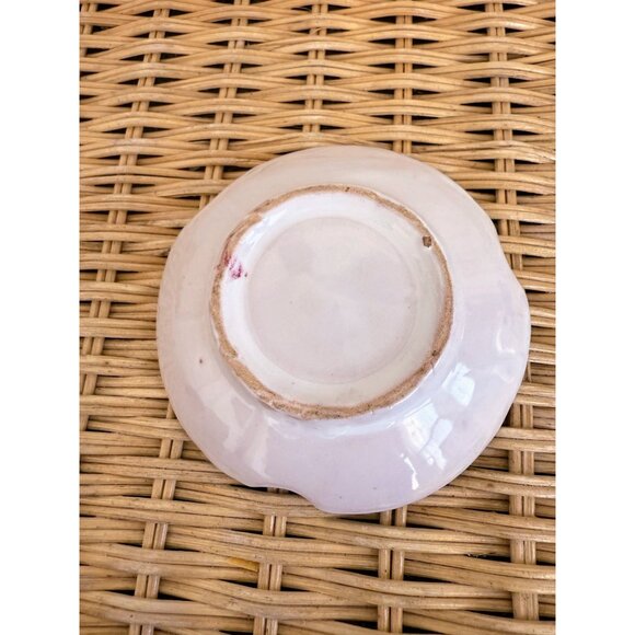 Vintage 60's Italian Art Pottery Milano Hotel Floral Ash Tray - Picture 7 of 8